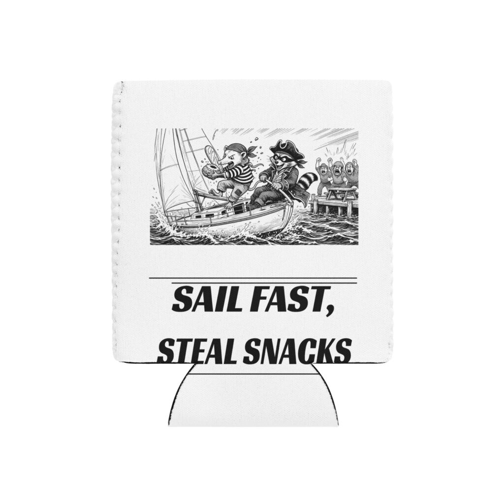 Sail Fast, Steal Snacks Can Cooler