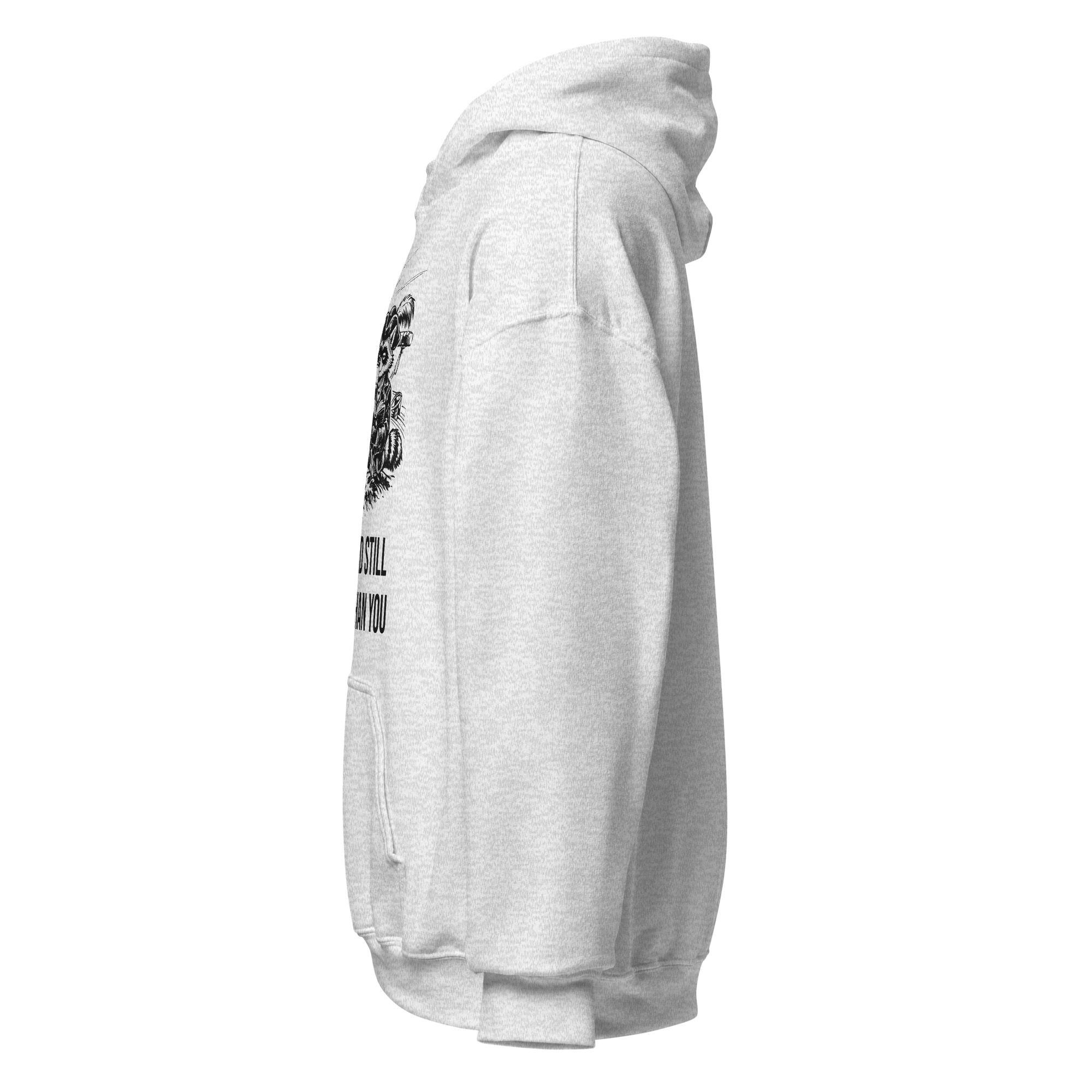 Seasick And Still Smarter Than You Hoodie, Funny Sailing Sweatshirt, Boat Humor Gift, Possum Raccoon Hoodie - Image 17
