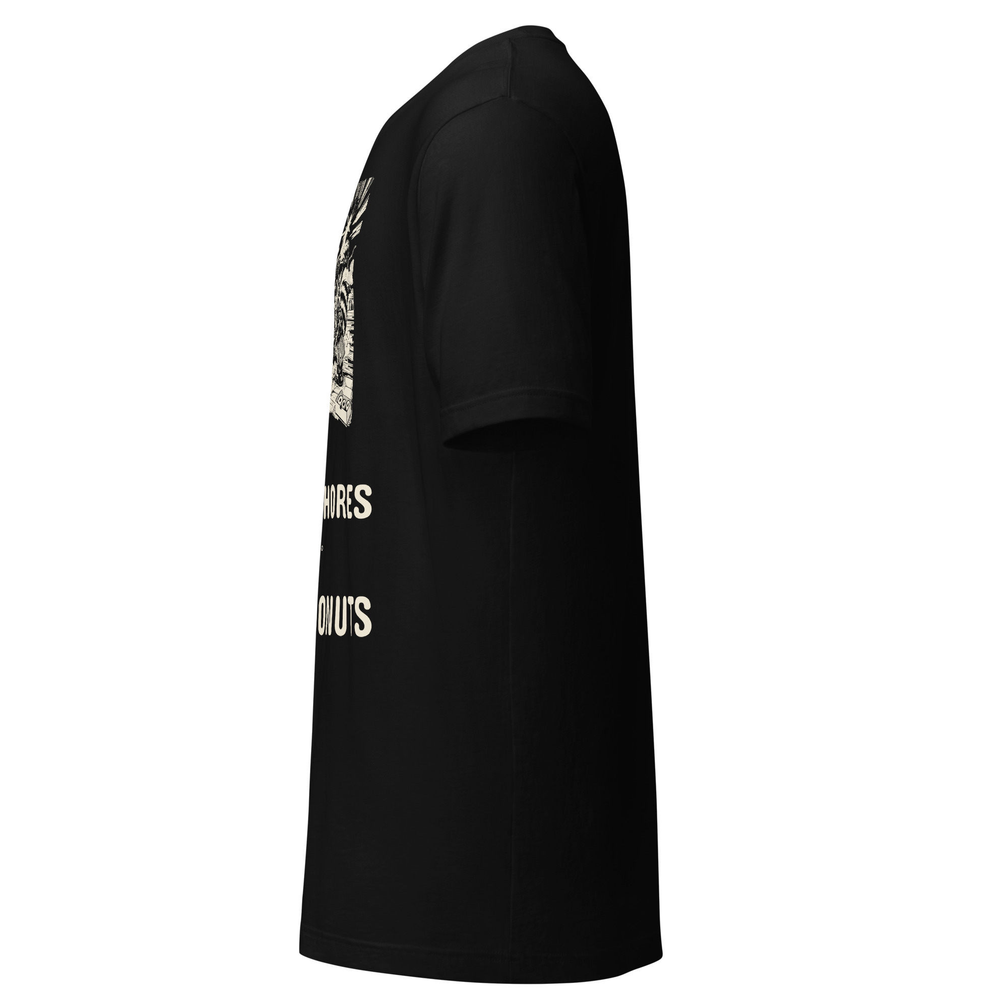 Dock Chores Then Donuts Shirt, Funny Raccoon Pirate Tee, Boat Cleaning Humor T-Shirt, Sailor Gift, Manga - Image 9